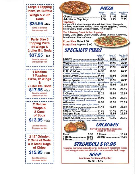 BerkshireMenus.com - Liberty Pizza