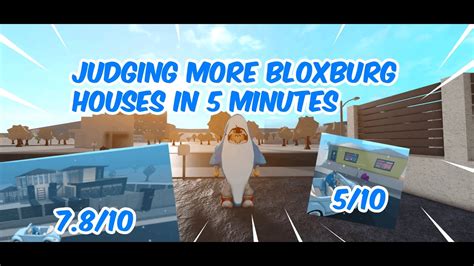 Judging Bloxburg Houses In 5 Minutes Youtube