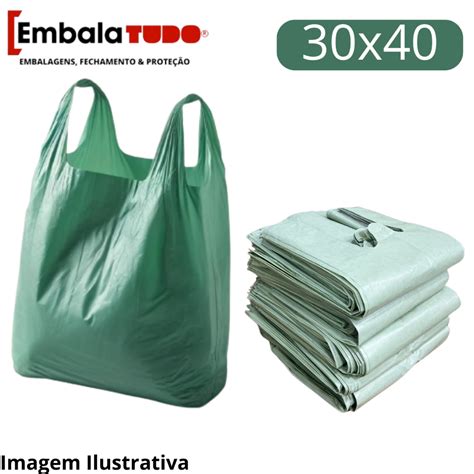 Sacolas plásticas recicladas 30x40 Colorida 2kg Shopee Brasil