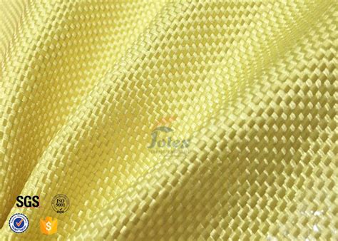 D Gsm Yellow Kevlar Aramid Fabric For Bulletproof Vest Tds Approval