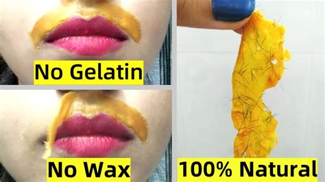 How To Remove Facial Hair Instantly At Home No Gelatin No Wax