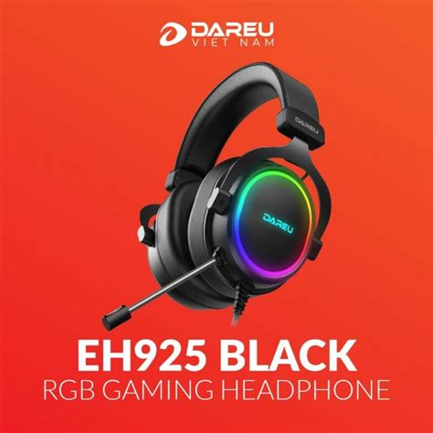 Tai nghe DAREU EH925 RGB Black Dareu Official Store Việt Nam