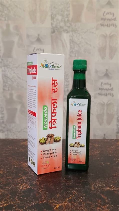 Noxveda Triphala Ras Ml Packaging Type Bottle At Rs Bottle In