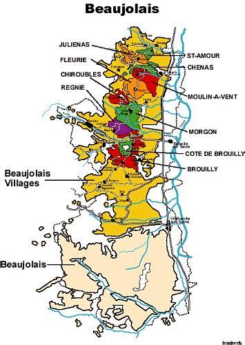 Beaujolais Wine Region Map Boot Camp, Wine Region Map, Le Beaujolais ...