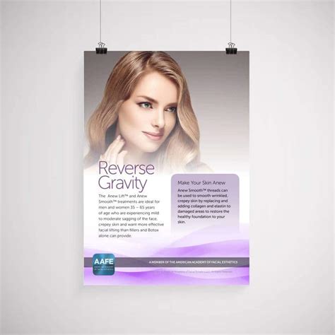 Reverse Gravity Poster - AAFE - American Academy of Facial Esthetics