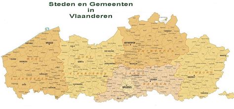 Vlaanderen Steden Gemeenten