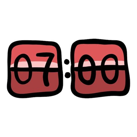 Premium Vector Alarm Clock Hand Drawn Doodle Icon