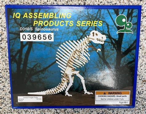 Spinosaurus Wooden D Puzzle By Iq Assembling Products Series