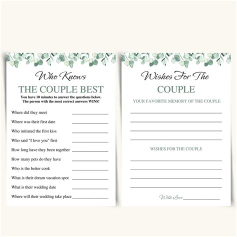 Printable Same Sex Wedding Shower Games Same Sex Shower Etsy