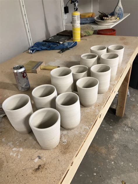 Made some mugs for Christmas presents this weekend. : r/Pottery