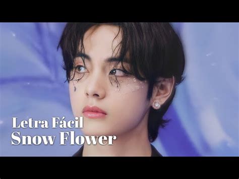 V BTS SNOW FLOWER FEAT PEAKBOY Letra Fácil Pronunciación