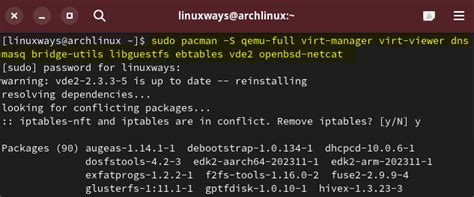 How To Install Kvm On Arch Linux Linuxways