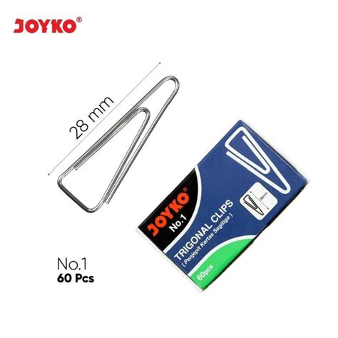 Jual Paper Clip Joyko No Isi Trigonal Clip No Joyko Box Kecil