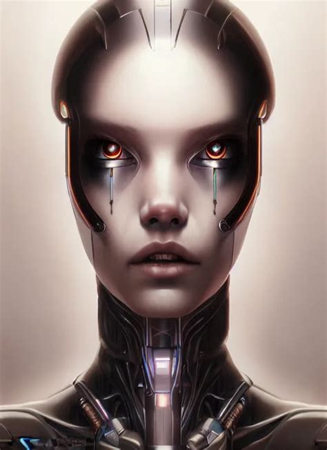 Portrait Of A Cyborg Asian Girl By Ikeuchi Hyper Stable Diffusion