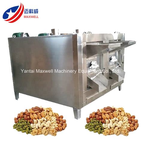 Full Automatic Sunflower Seeds Roaster Peanut Roasting Machine Drying