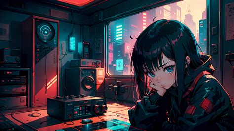 Sci Fi Anime Girl 4K 9150i Wallpaper PC Desktop