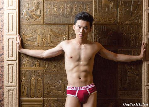 Hot Male Models Blue Photo Magazine No