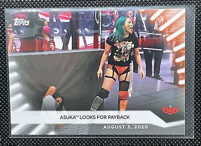 Asuka Looks Wwe Raw Topps Women S Division Wrestling