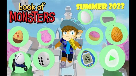 ALL SUMMER EGGS Roblox Book Of Monsters Egg Event 2023 YouTube