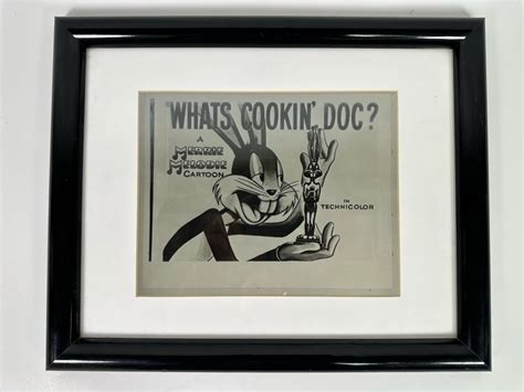 What S Cookin Doc Bugs Bunny Cartoon Print 9 X 7 5 Framed 16 X 12 5