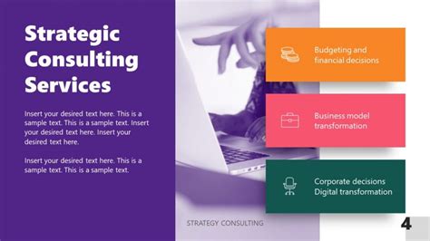 Strategic Consulting Services Slide SlideModel