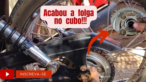 Como Tirar Folga do Cubo de Qualquer Moto da Maneira mais Fácil Sem