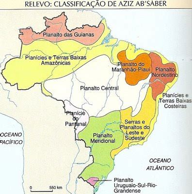 Classificação Do Relevo Brasileiro Aziz Ab'saber - Geografia e Atualidades: Ab'Saber e a classificação do relevo brasileiro