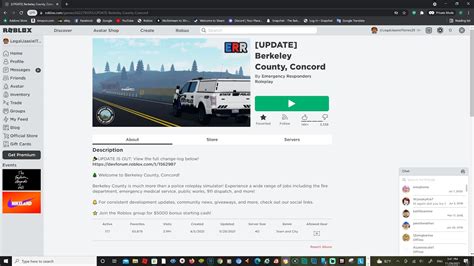 Roblox Update Berkeley County Concord By Emergency Responders