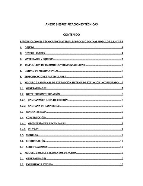 PDF ANEXO 3 ESPECIFICACIONES TÉCNICAS servicios corferias 3 0 0