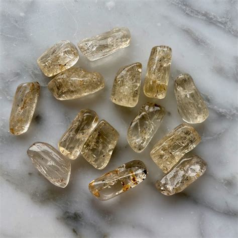 Golden Scapolite Tumbled Pocket Stone Minera Emporium Crystal