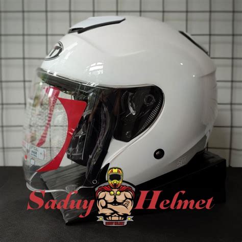 Jual Kyt Kyoto R Solid White Helm Kyt Kyoto R Polos Putih Original