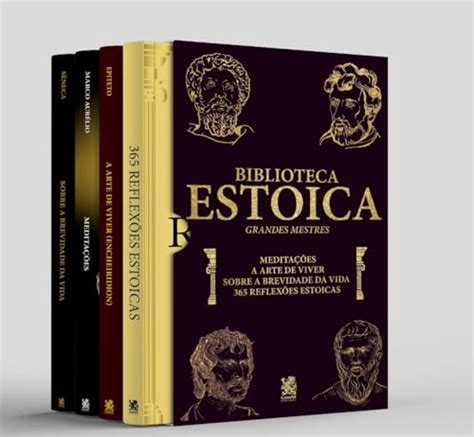 Biblioteca Estoica Grandes Mestres Volume 01 Box 4 Livros