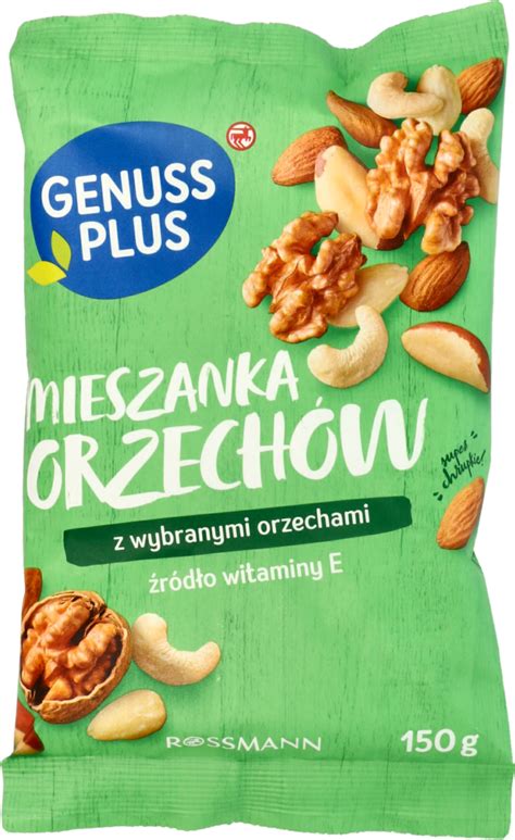 Genuss Plus Mieszanka Orzech W Uskanych G Drogeria Rossmann Pl