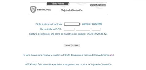 ¿cómo Imprimir La Tarjeta De Circulación Circuito Frontera