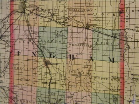 1873 Ingham County Michigan Map Collectors Weekly