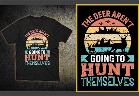 New Custom Hunting T Shirt Design Graphic By Creative Eye Catching T