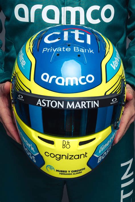 Fernando Alonsos F1 Helmet For 2024 And His Second Year With Aston