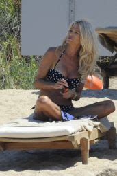 Victoria Silvstedt Bikini Candids Beach In Sardinia Celebmafia