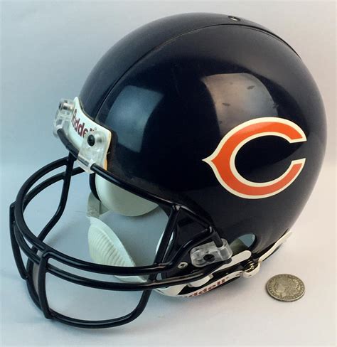 Lot Chicago Bears NFL Riddell Pro Line Authentic VSR 4 Football Helmet