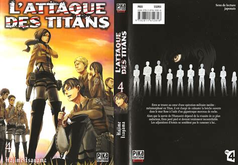 Couvertures Images Et Illustrations De Lattaque Des Titans Tome 4 De Hajime Isayama