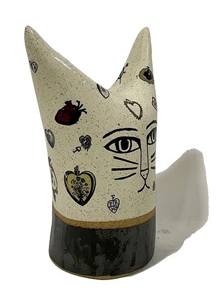 Keewe Vaso Miau G Coração Tattoo