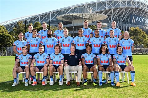 2024 Nsw Blues State Of Origin Rugby Team Laminated Poster Nrl