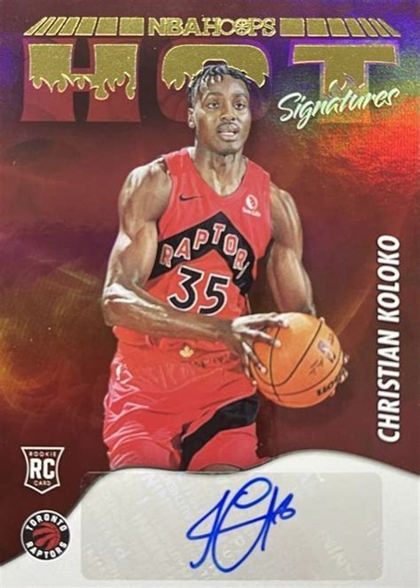 Christian Koloko 2022 Hoops HSR CKL Hot Signatures Rookies Price Guide