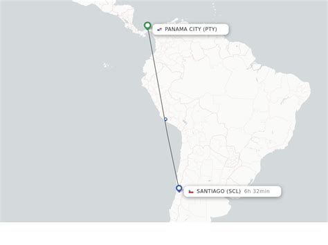 Direct Non Stop Flights From Panama City To Santiago Schedules