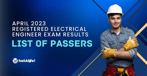 Full List Of Passers April 2023 Registered Electrical Engineer