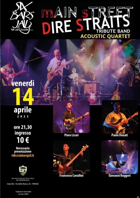 Main STraits Tribute Band Dei Dire Straits Al Six Bars Jail Tempo