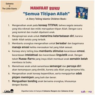 Jual Buku Anak Nusa Rara Semua Titipan Allah Boardbook Original