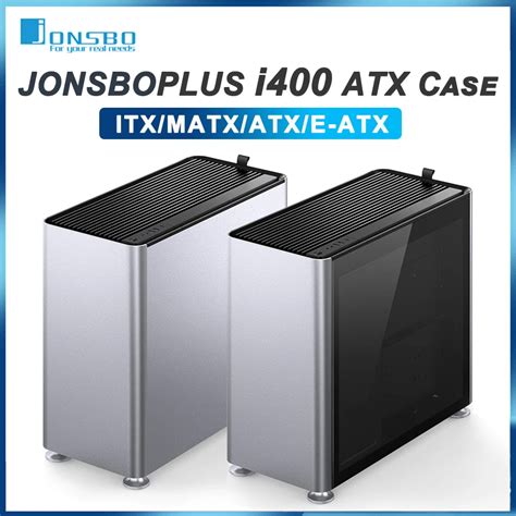 JONSBO JONSPLUS i400 All aluminum ATX Case Side Transparent Mid Tower ...