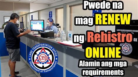 Renew Ng Rehistro Ng Motor O Sasakyan Pwede Na Online Ayon Sa Lto