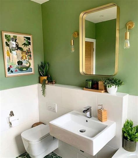 Tendencia deco 2022 baños en verde el color de moda Revista Para Ti